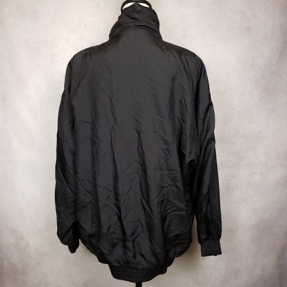 Vintage colorblock zip up windbreaker men women L - Picture 3 of 7